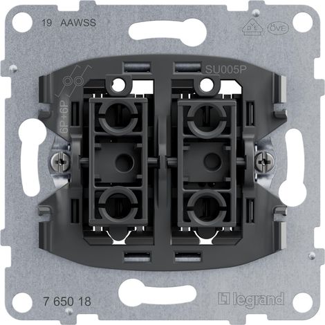 Interruptor Legrand 765018 contactos intercambiables LED