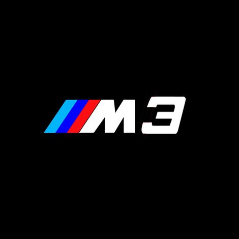 2 éclairages de porte pour BMW Série 3, Série 5, Série 7, X3/X5/X6/X7, éclairages de porte à projection, éclairages d'entrée BMW, style 36 (1/5)