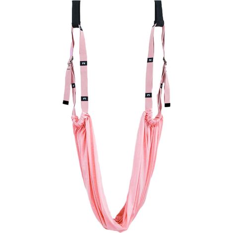 Sangle de yoga aérien, hamac gonflable pour le yoga, appareil antigravité robuste pour la flexibilité, aide aux flexions arrière, hamac de yoga pour l'entraînement au grand écart (1/5)