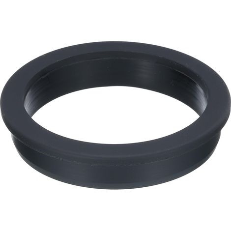 Support D'Œillet En Caoutchouc de Type T Dia 83.6mm ID 72mm Noir (1/5)