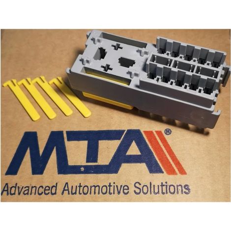 Mta 0301510 Modularer Kasten 10 MINI-Sicherungen + 1 Leistungsrelais