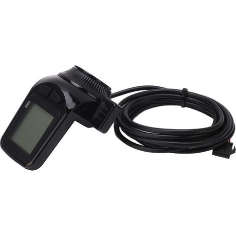 Panneau d'affichage LCD S886, léger et étanche, avec accélérateur au pouce et connecteur de phare pour vélo électrique (1/5)