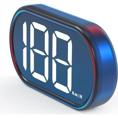 Compteur de vitesse numérique GPS KMH à affichage tête haute pour voitures et camions, grand écran haute définition