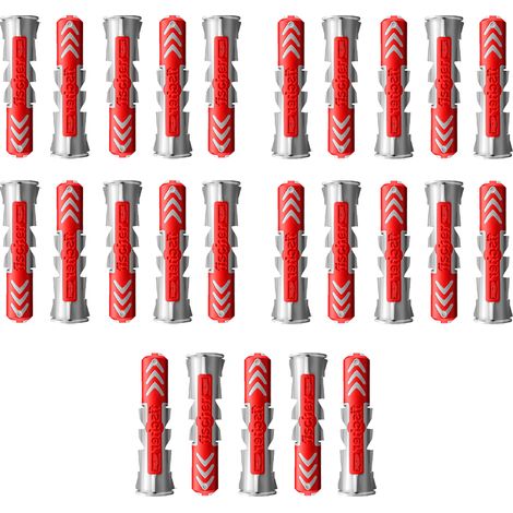 Vrac de 25 chevilles DuoPower universelles 8x40 - Fischer