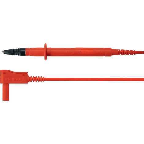 Schützinger Puntali di sicurezza Spina 4 mm Sonda 100.00 cm Rosso 1 pz. (1/2)