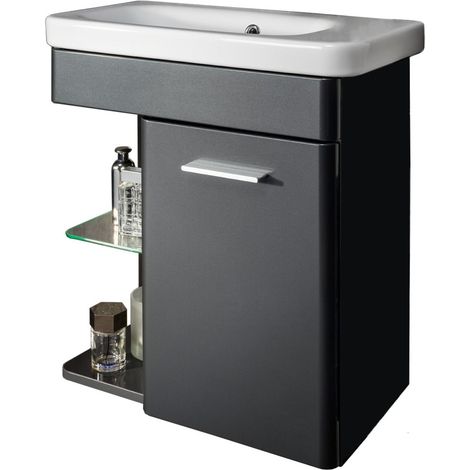 Lanzet Gäste WC Set 2-tlg K8 Badmöbel 60 cm Unterschrank Möbel"-"06352145 (1/5)