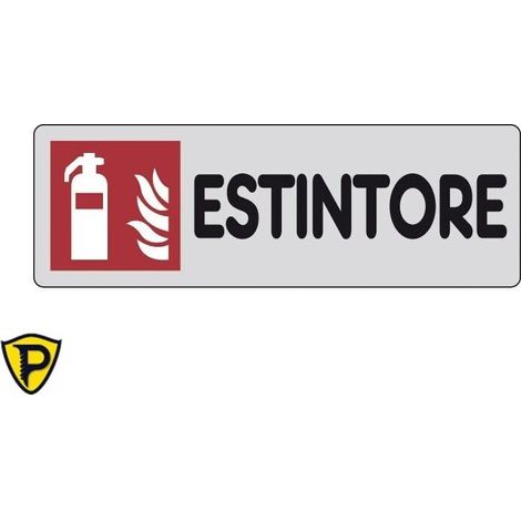 Etichetta adesiva estintore segnaletica autoadesiva per estintore da 150 x 50 mm (1/2)