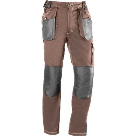 PANTALON FLEX 191 T-XXL MARRON/NEGRO (1/4)