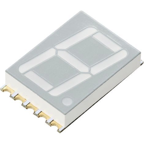 TRU COMPONENTS  SMD-LED   Gelb 16 mcd    Einzelziffer-Display