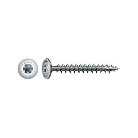 Spax Vis bois Tête disque TORX T30 6X80 Filetée sur 61 4CUT WIROX