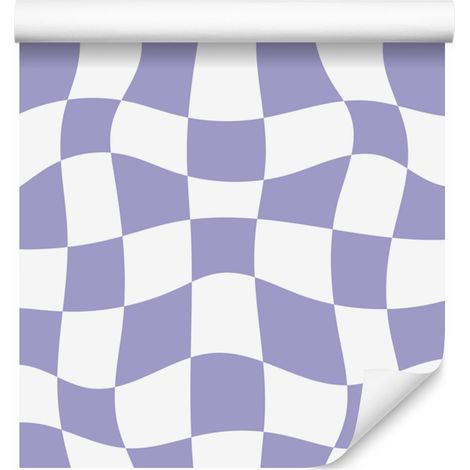 Papier peint gratuit à damier bleu, centre gris clair 50x1000 cm (1/5)