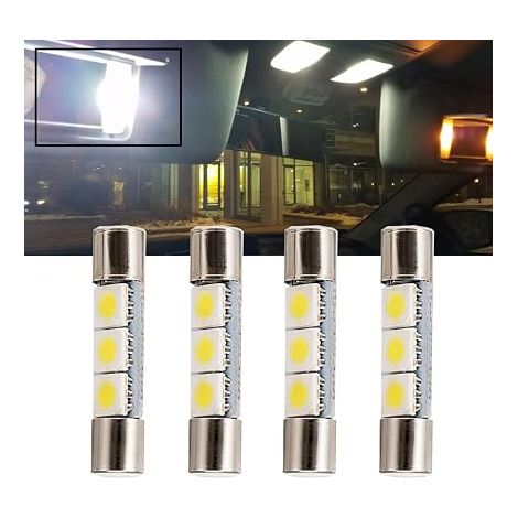 28mm-31mm LED Festoon Vanity Mirror Bulbs 6614 6641 (1/5)