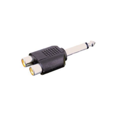 Adattatore stereo da 6,35 mm a doppia femmina RCA Electro Dh 13.540 8430552022687