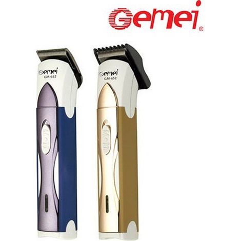 RECARGABLE RESISTENTE AL AGUA RECORTADORA DE PELO AFEITADORA RECORTADORA DE BARBA RECORTADORA DE PATILLAS GM-652