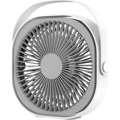 Ventilador De Escritorio Usb - 20 Cm - 3 Velocidades - Ajuste Continuo - Silencioso - Para Oficina Hogar Estudio - Unidad (1/5)