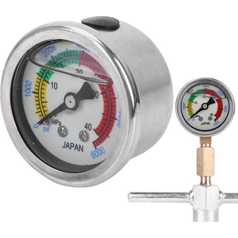 0-6000 PSI 0-40 MPa Luftpumpen-Manometer für Tauchausrüstung (1/5)
