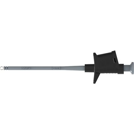 Schützinger Grip-fils à pince de sécurité femelle 4 mm noir