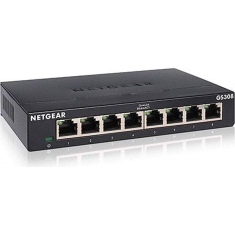 NETGEAR GS308-300PES Switch Ethernet Metal 8 ports Gigabit 10/100/1000 (1/2)