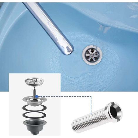 Basetbl – Confezione da 2 viti filettate M12 x 45 mm in acciaio inox 304 – Per lavelli da cucina – Resistenti alla corrosione (1/4)