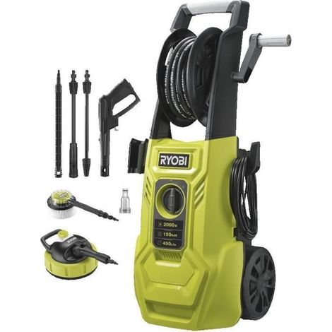 RYOBI RY150PWA Hochdruckreiniger 2000 Watt 150 bar 468 l/h ( 5133005371 ) (1/5)