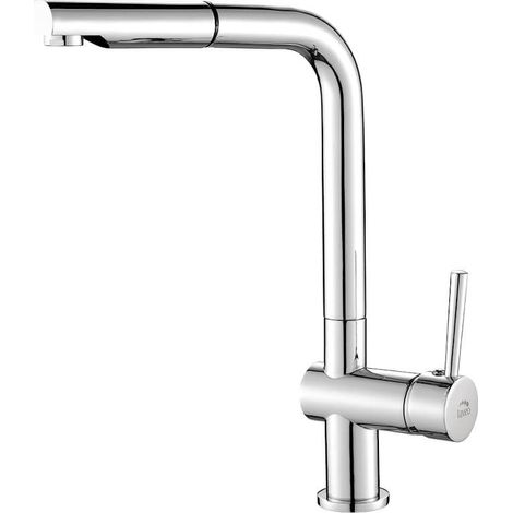 Grifo para fregadero de cocina con caño extraíble (1/3)