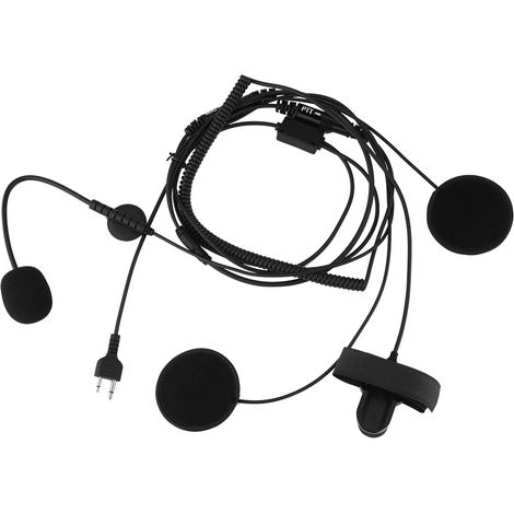 Casque moto avec intercom Bluetooth et micro pour radio ICOM IC-F21 (1/5)