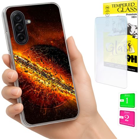 Custodia per Samsung Galaxy A17 5G, cover fotografica, cover posteriore + vetro 9H (1/5)
