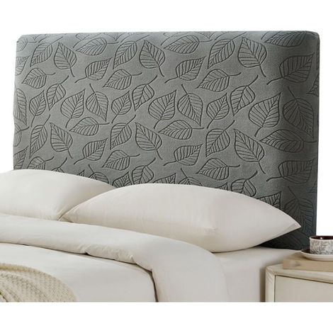 Housse Tete de Lit, Couverture De Tête De Lit Extensible, Moderne Housse de Protection Tête de Lit Déhoussable et Lavable(Gris foncé,140-170cm) (1/4)