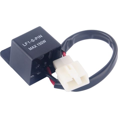 Relais clignotant LED pour moto, relais clignotant à contrôle de la fréquence des clignotants (1/5)