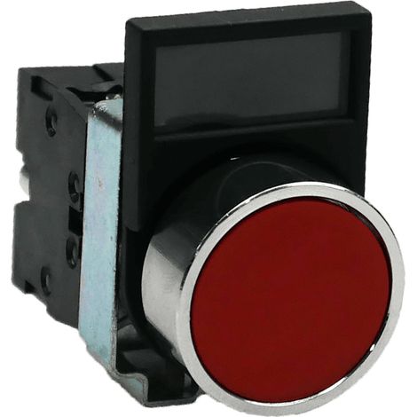 Bouton poussoir composé rouge + 1NC