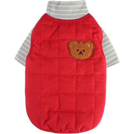 Gilet Polaire Pour Chien Imperméable Avec Fermeture Éclair Protège-Poils Ouverture Ventrale Hiver Taille S À L (1/5)