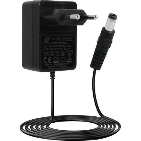 Universal-Ladegerät 12 V, 1 A für elektrische Kinderfahrzeuge, kompatibel mit Motorrädern, SUVs und ATVs – Ersatzladegerät mit LED-Anzeige, 2,1 mm × 5,5 mm Hohlstecker (Pluspol). (1/5)