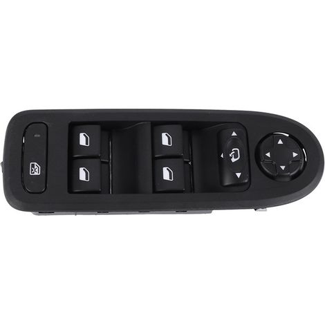 1 Farbe: Schwarz Material: ABS Hauptsteuerschalter für automatische Fensterheber im Auto, geeignet für... (1/4)