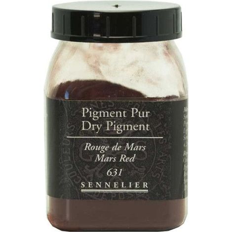 Pigment pour création de peinture - SENNELIER - Rouge de Mars - Pot 200 ml - Pigment pur - Haute qualité (1/2)