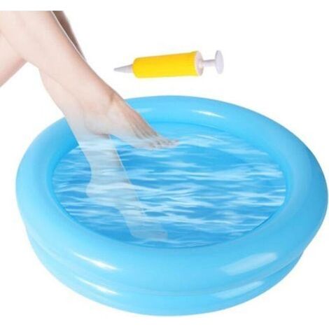 BUNTHAUS Pédiluve Gonflable. Bain De Pieds Gonflable. Bac À Pieds Pliable avec Appareil De Gonflage. (1/4)