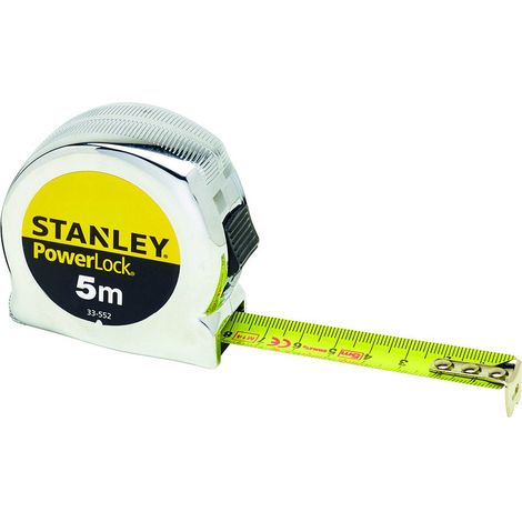 STANLEY 0-33-552 Flessometro Powerlock Micropowerlock, 5 m x 19 mm (1/5)