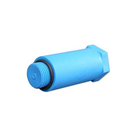 Baustopfen-Kunststoff blau 1/2''