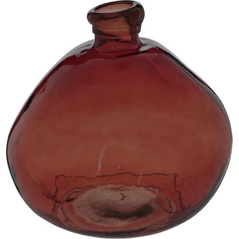 Vase Rond Déco "Uly" 33cm Ambre (1/2)