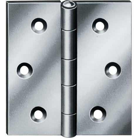 Cerniera VORMANN  H.100 mm  L.100 mm  S.1,6 mm  acciaio blu  zincato laminato  sciolto -  000503100Z (1/2)
