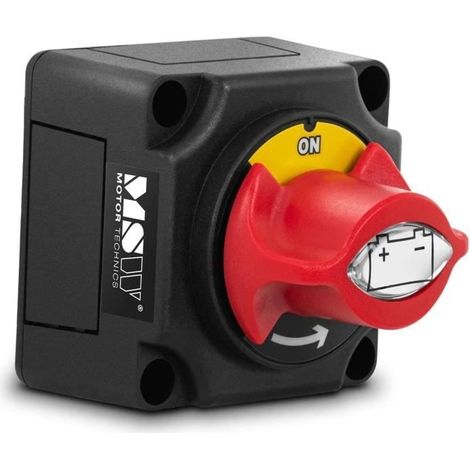 Isolateur de batterie 12-48 V - Coupe/Arrêt de batterie - Interrupteur de déconnexion pour bateau, voiture, petit yacht, camping-ca