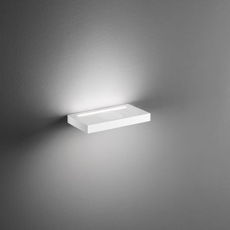 Applique Moderna Floor Alluminio Bianco Acrilico Led 18W 3000K (1/2)