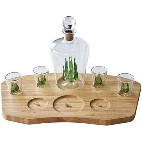 Northix Agawa Set jarra de vidrio transparente 84 cl