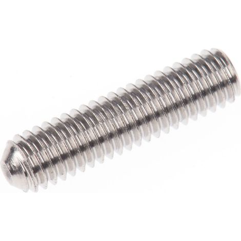 Vis sans tête, M3 x 12mm, tête Jeu de douilles hexagonales, en Acier Inoxydable Vis sans tête A2 304 ( Prix pour Sachet de 50 )