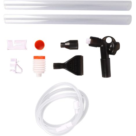 Changeur d'eau Manuel pour Aquarium, Nettoyeur De Gravier Efficace Et Sûr avec Bouton De Pression d'air pour Les Algues De Sable (1/5)