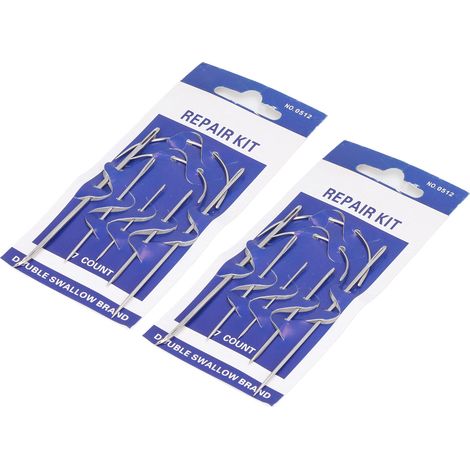 2 lots d'aiguilles cuir acier carbone couture main robuste pour moquette toile tente 14 pcs (1/5)