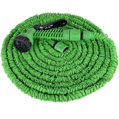 Tuyau extensible de jardin 22,5 m avec 7 fonctions pour lavage étanche à l'eau-Crezuo