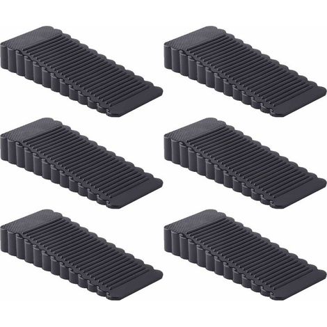 Doorstop wedge made of non-slip rubber (black) (1/5)