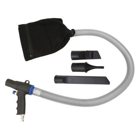 Air suction gun, ABS plastic compressor, not loose or rusty, long service time. Low consumption for cleaning windblown debris (1/5)