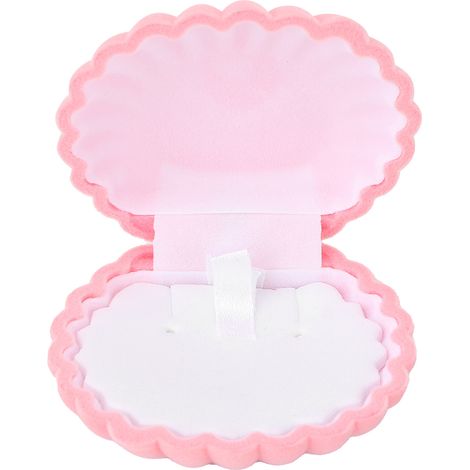 Étui de Voyage Coquillage Rose pour Bijoux - Boîte Cadeau pour Bagues, Colliers et Boucles d'Oreilles - Organisation Accessoires (1/5)