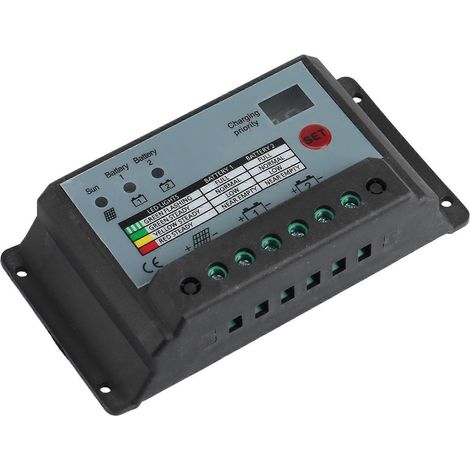 Solarladeregler für zwei Batterien, 20 A, für 12 V oder 24 V (1/5)